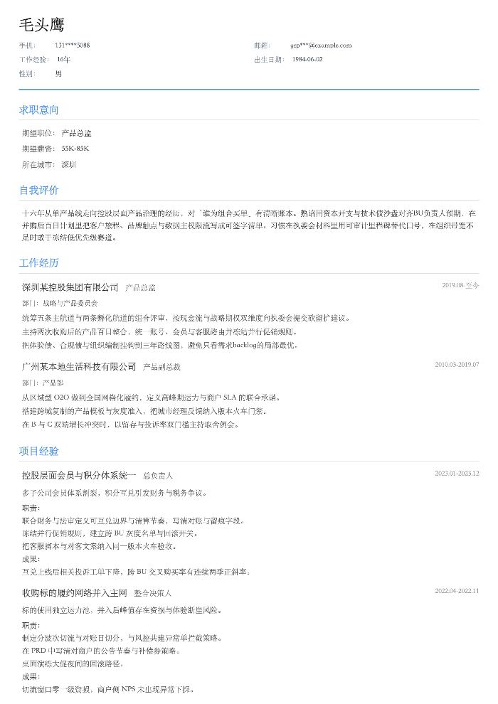 产品总监
