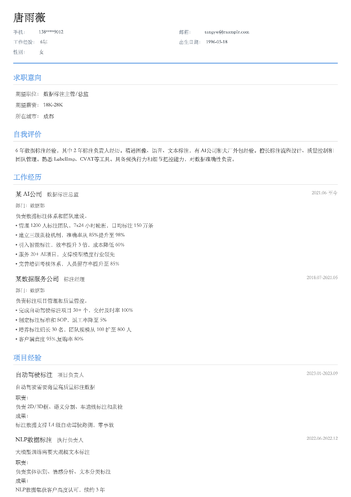 数据标注师