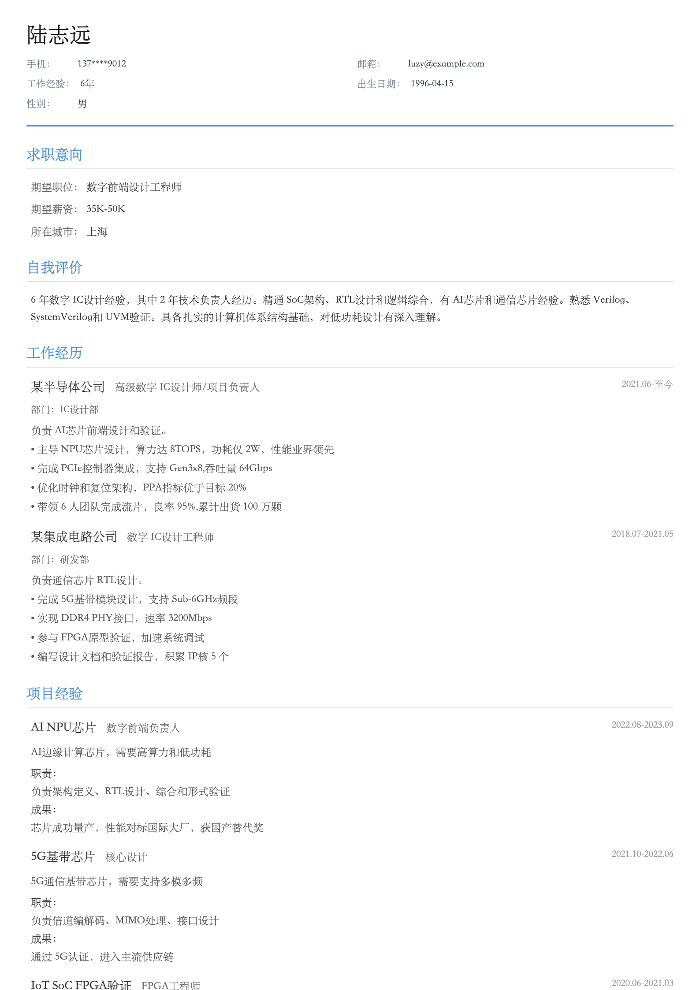 数字前端设计工程师