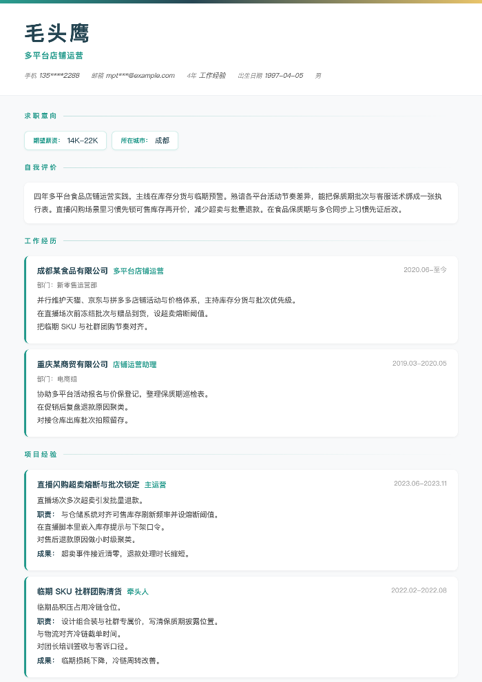多平台店铺运营