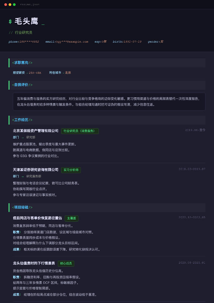 行业研究员