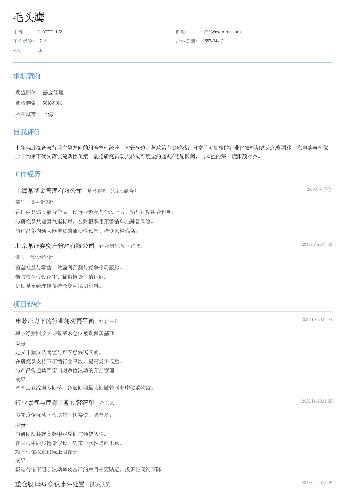 基金经理