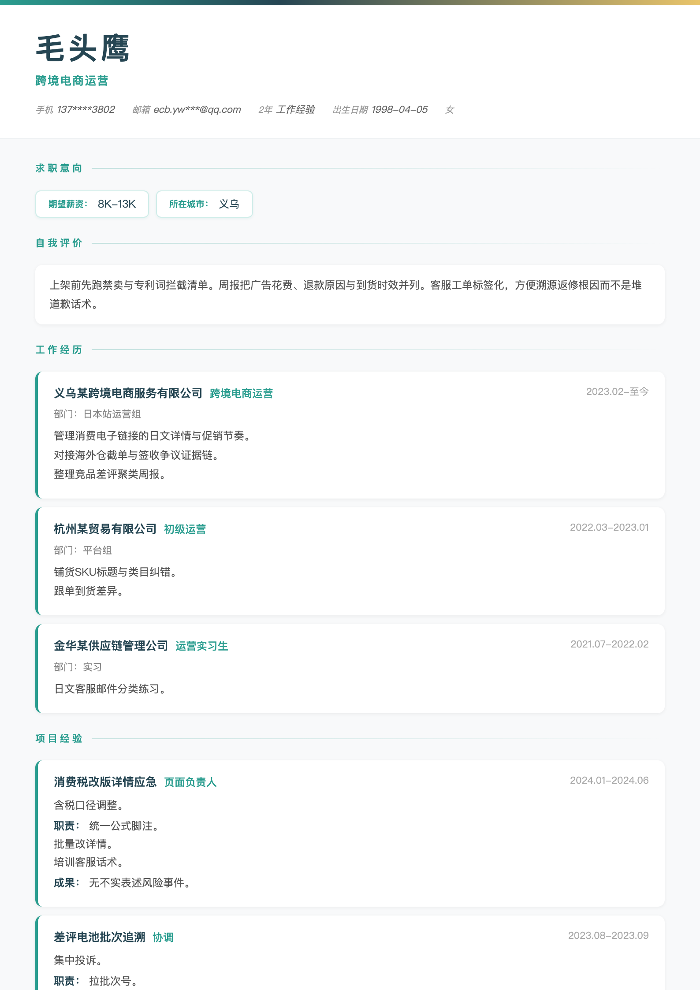 跨境电商运营