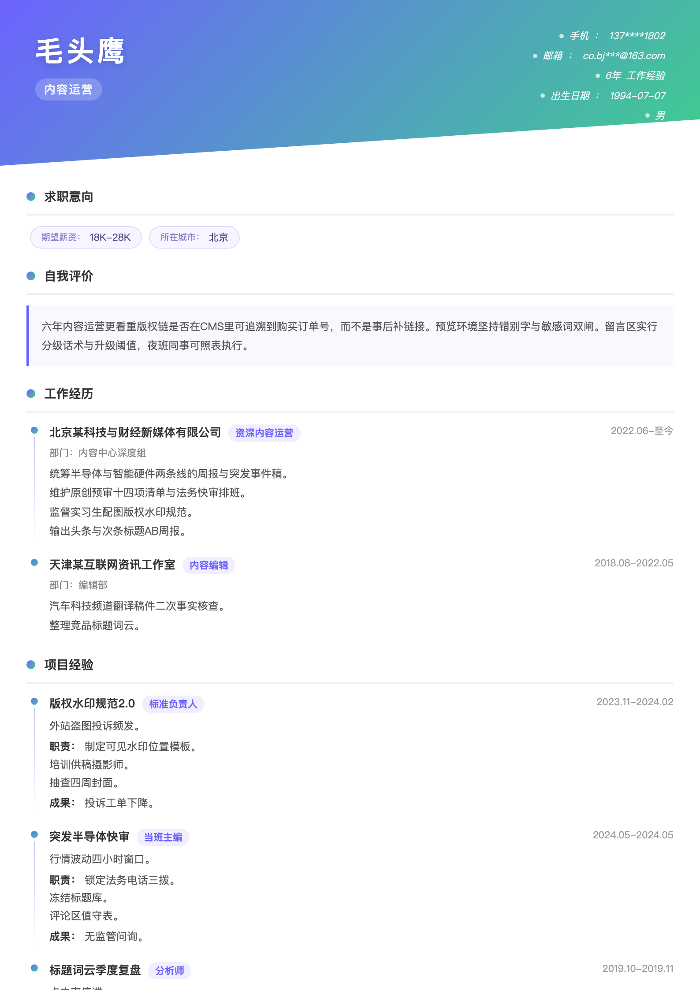 内容运营
