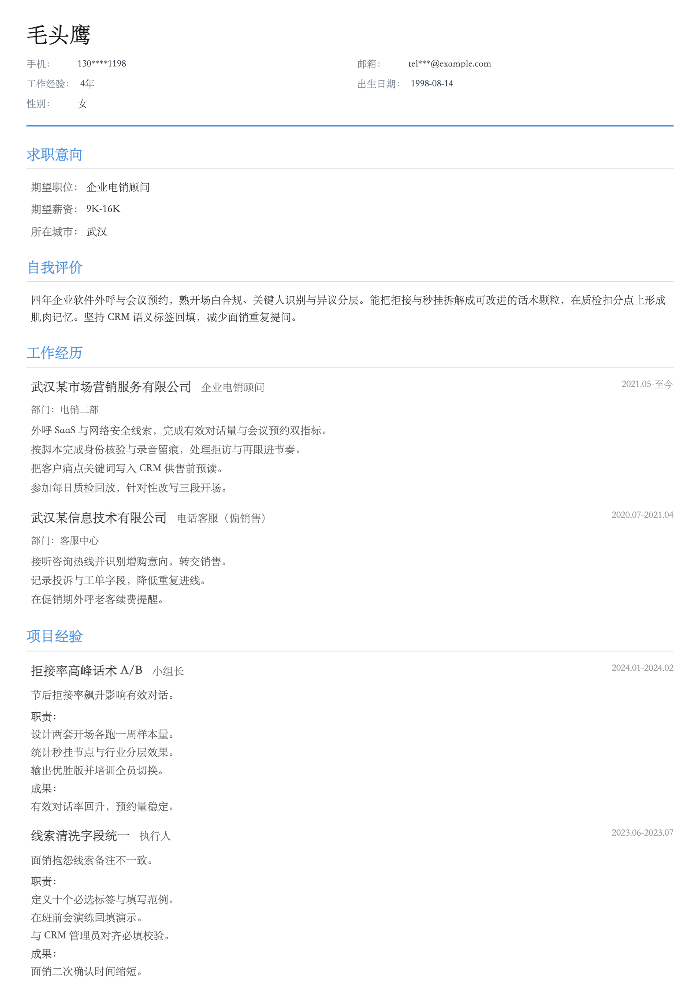企业电销顾问