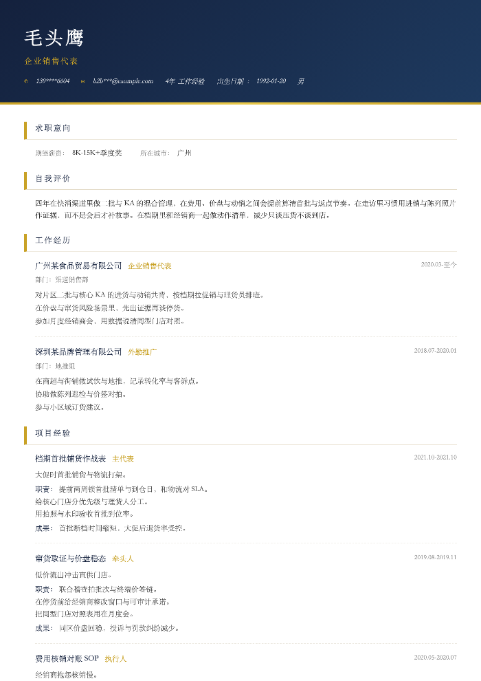 企业销售代表