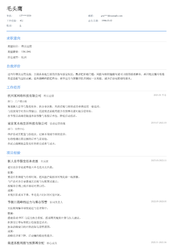 增长运营