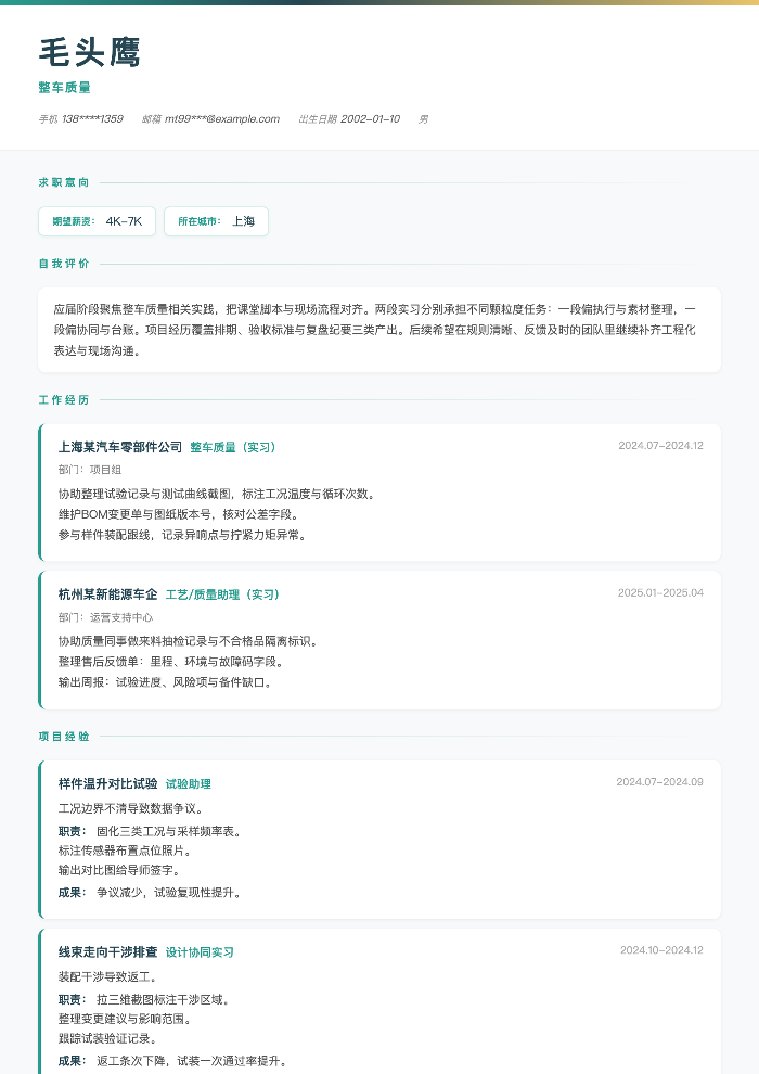 整车质量